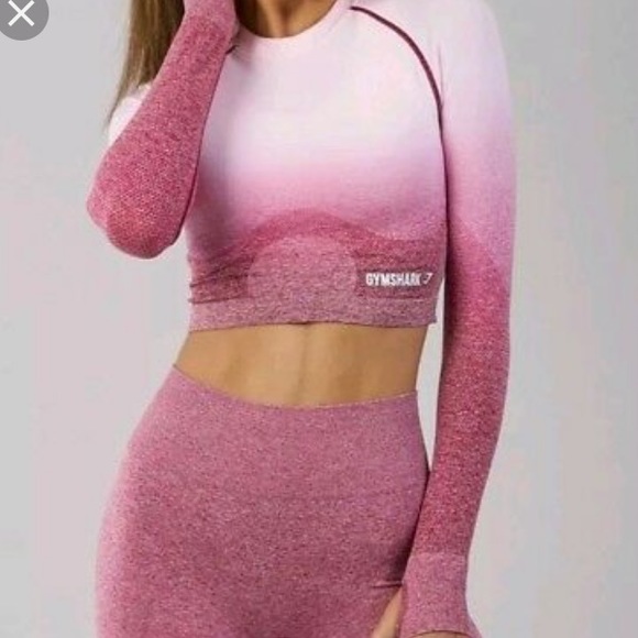 ******SOLD* Gymshark pink ombré seamless leggings - Picture 3 of 4